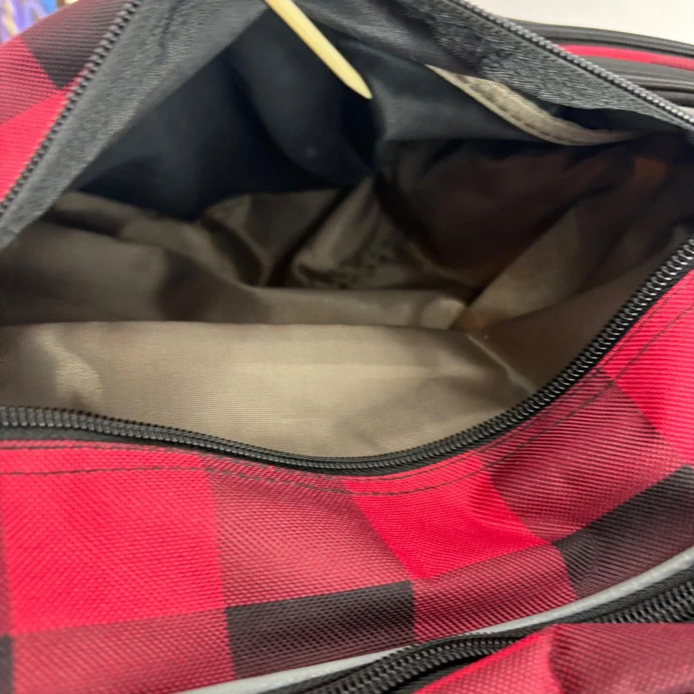 Athalon Ski Boot‎ Backpack Red Buffalo Plaid Snowboard Gear Bag Helmet Storage